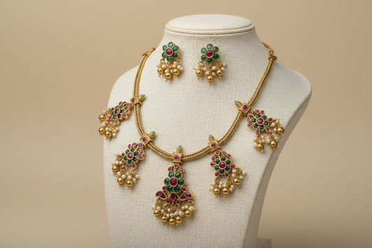 Multicolor Advika Necklace Set