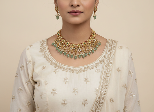 Multicolor Ranchi Choker Set