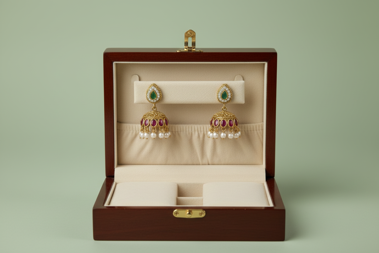 Long Necklace Set | Gold jewellery - House of Abiani