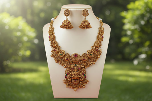 Golden Meera necklace Set