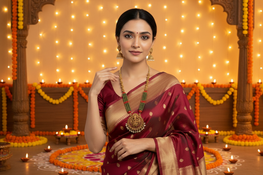 Multicolor Jiya Mala set