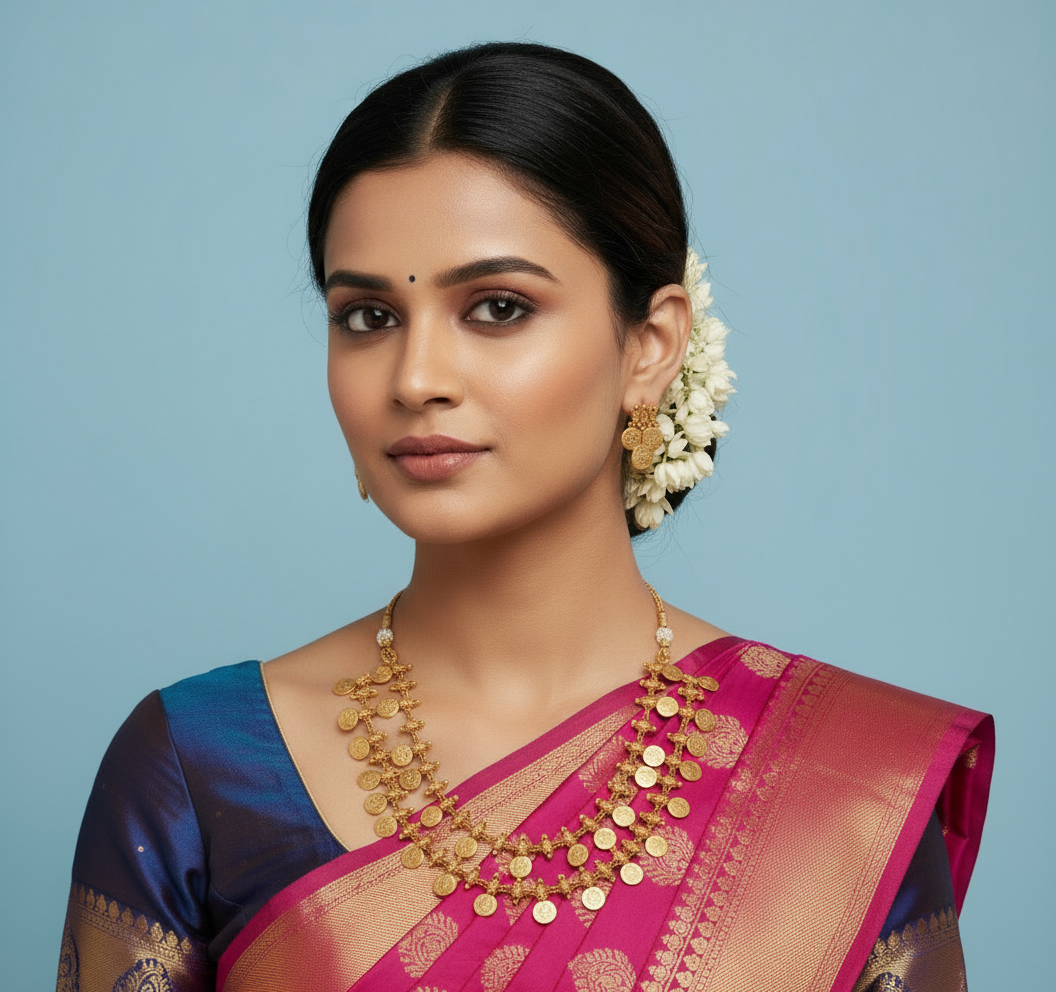 Golden Sita Coin Choker Set