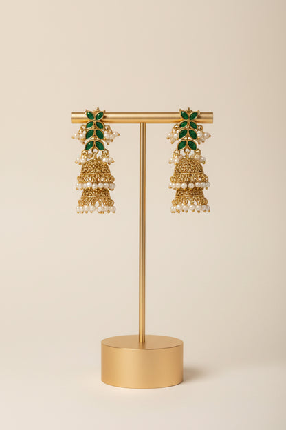 Green Surya Necklace Set