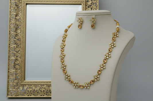 Light Brown Purna Mala Set