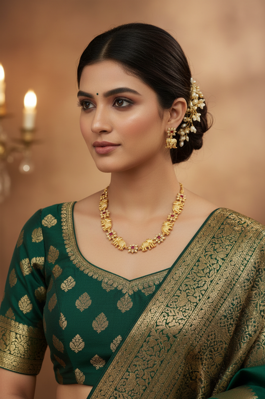 Magenta Jahnavi Necklace Set