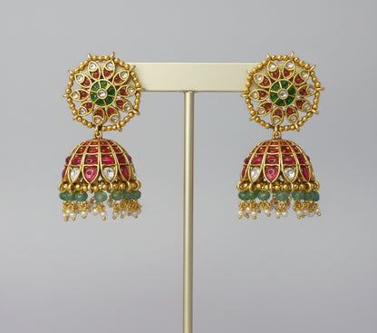 Multicolor Aashvi Jadau Choker Set