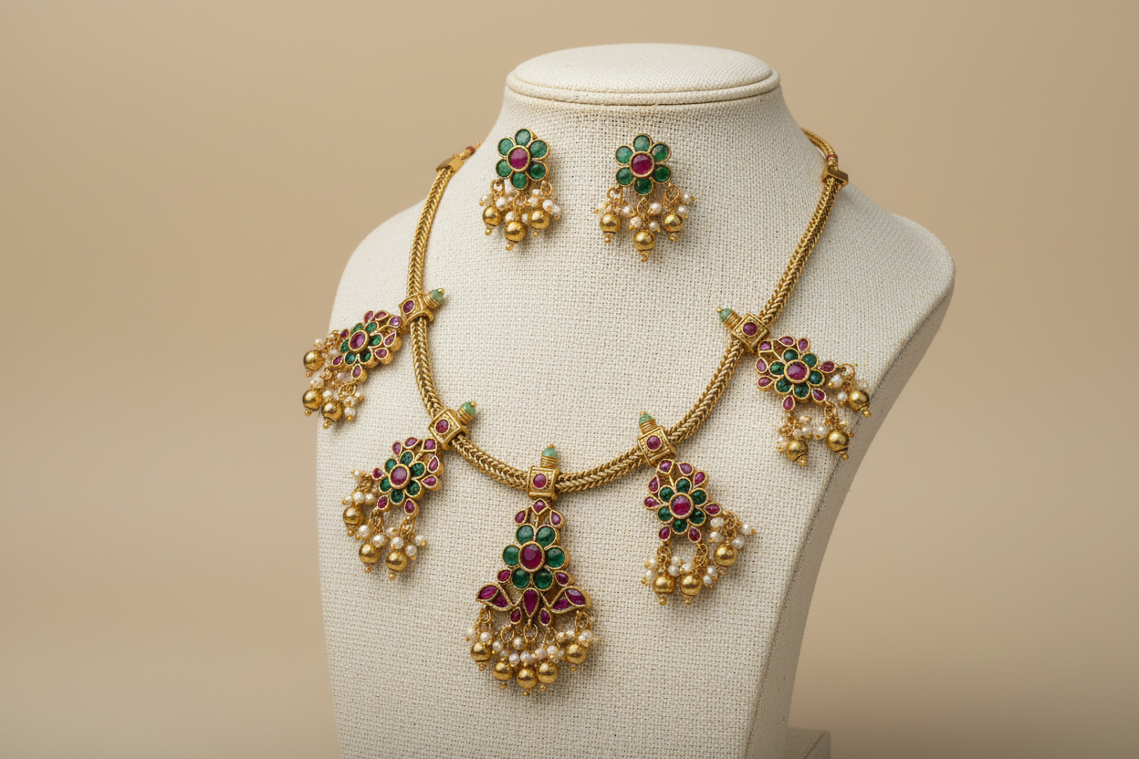 Multicolor Advika Necklace Set