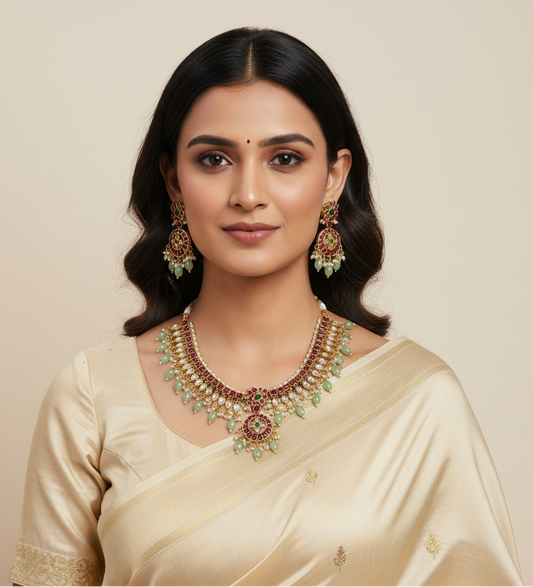 Multicolor Ayra Choker Set