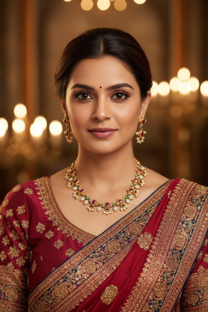 Multicolor Kabini Necklace set