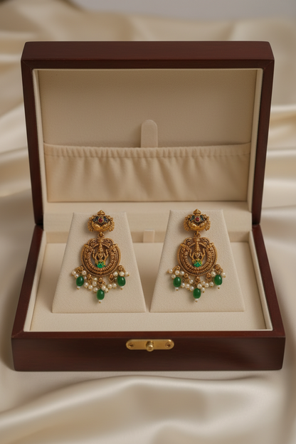 Multicolor Keerthi Temple Necklace set
