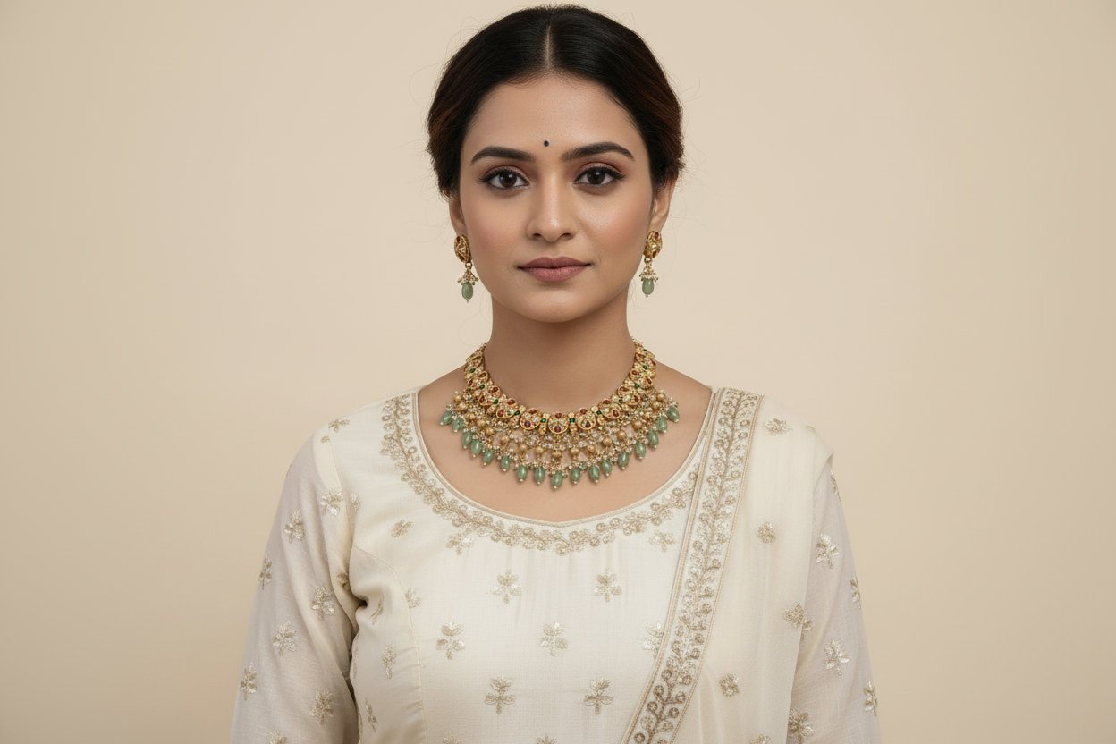 Multicolor Ranchi Choker Set