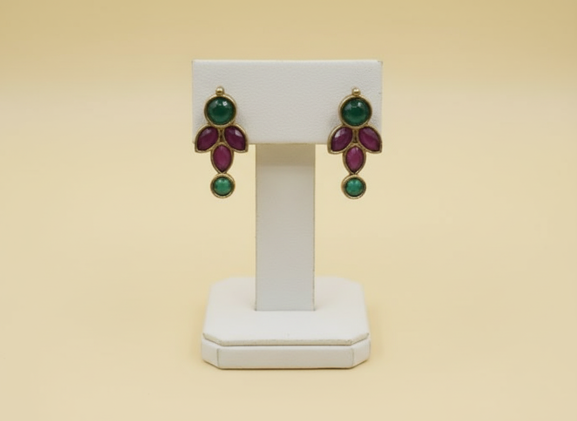 Purple Adra Necklace set