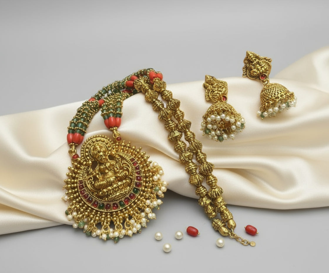 Multicolor Jiya Mala set