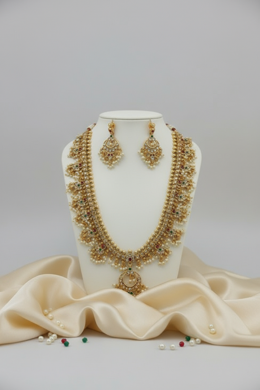 Golden Shanaya Necklace set