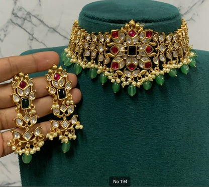 Multicolor Amala Choker Set