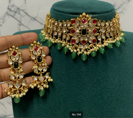 Multicolor Amala Choker Set