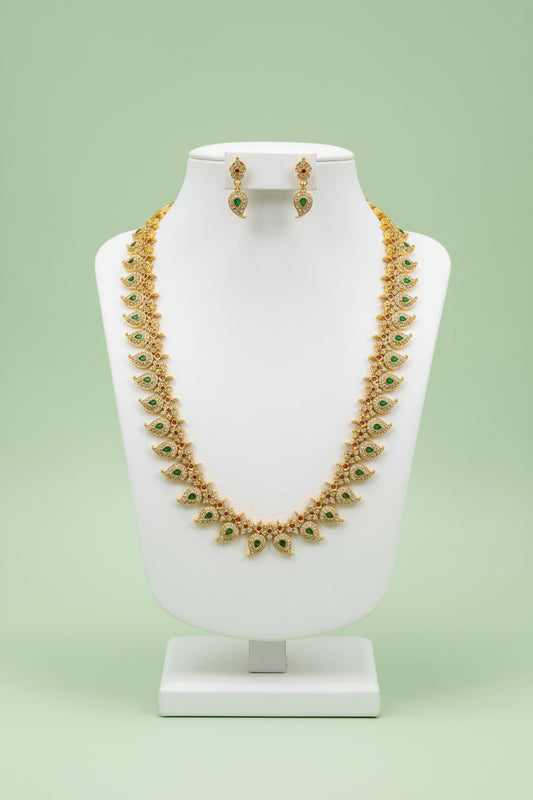 Golden Devi Necklace Set