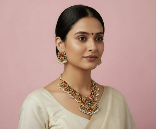 Multicolor Pragya Necklace Set