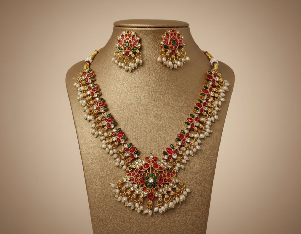 Multicolor Pragya Necklace Set