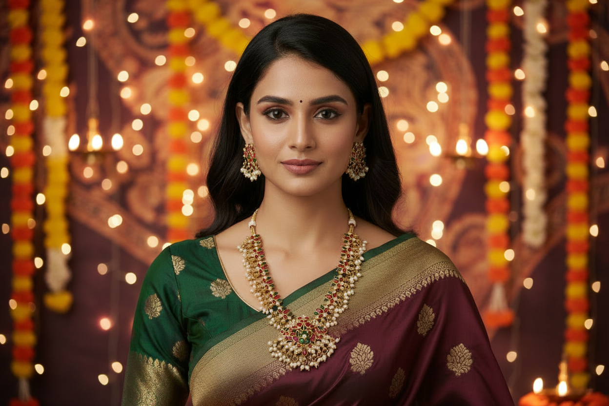 Multicolor Pragya Necklace Set