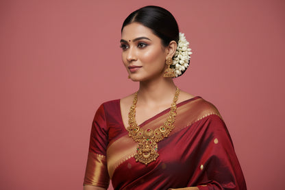 Golden Meera necklace Set