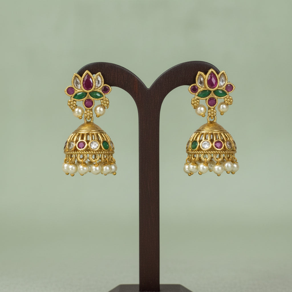 Multicolor Maya Lotus Hasli Set