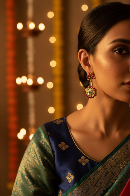 Multicolor Amulya Necklace set