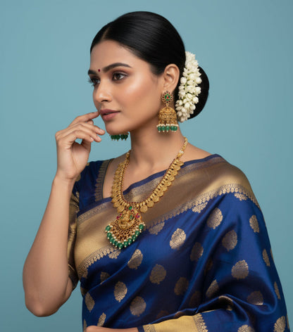 Green Ved Coin Necklace Set