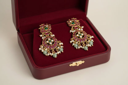 Multicolor Ayra Jadau Choker Set
