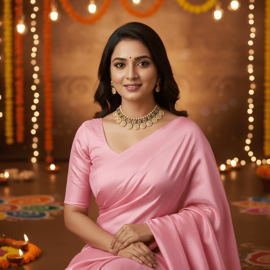 Multicolor Manaswini Ramparivar Necklace Set