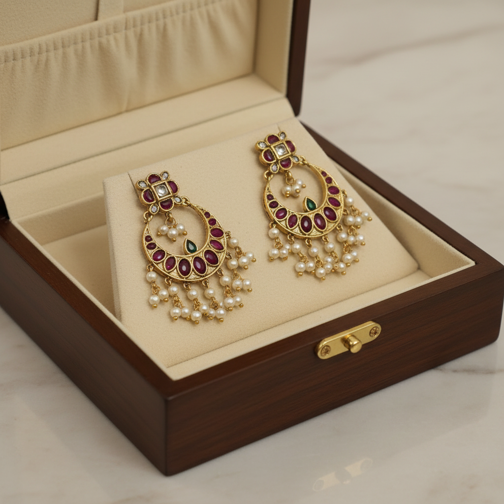 Multicolor Leela Guttapusalu Necklace set