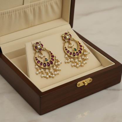 Multicolor Leela Guttapusalu Necklace set